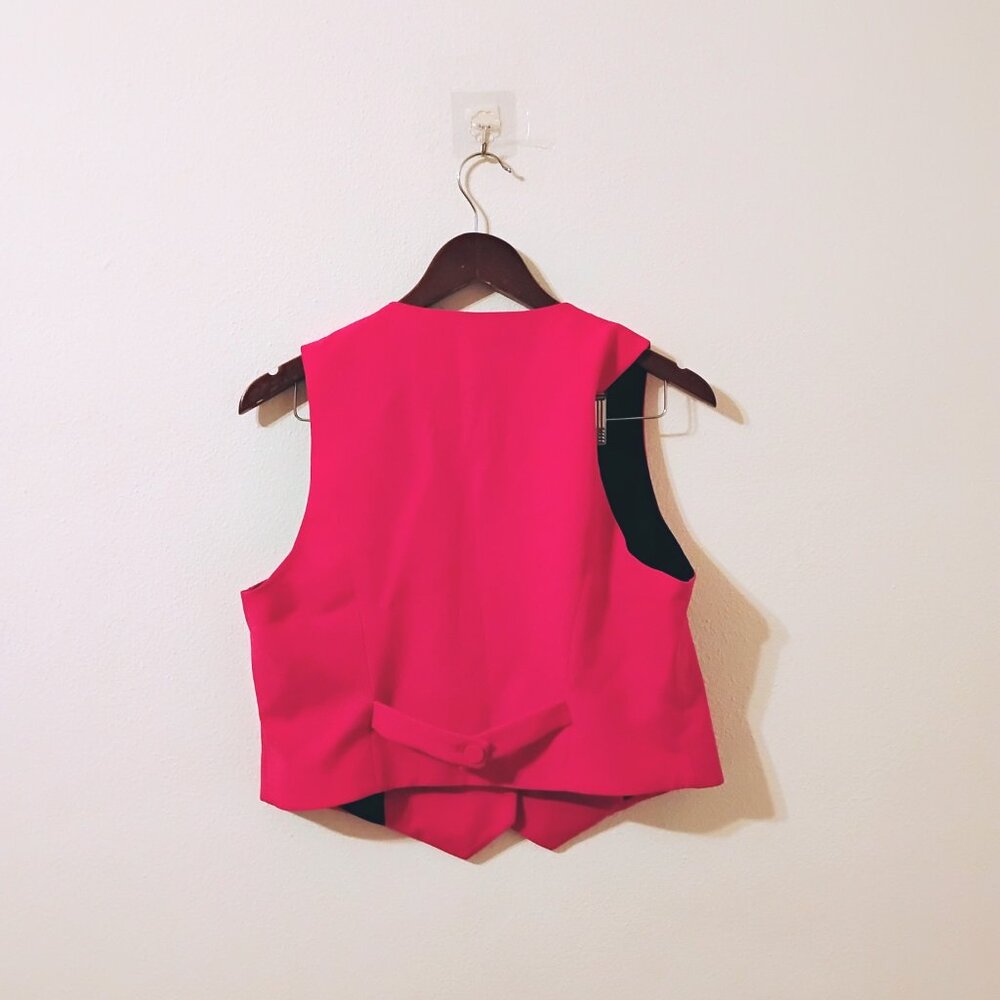 Maison d'Amelie Paris sz Medium pink vest - Picture 4 of 7